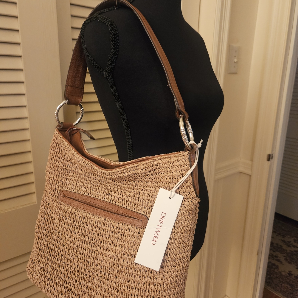Brighton Driftwood Woven Hobo Bag – NWT with Dust Bag